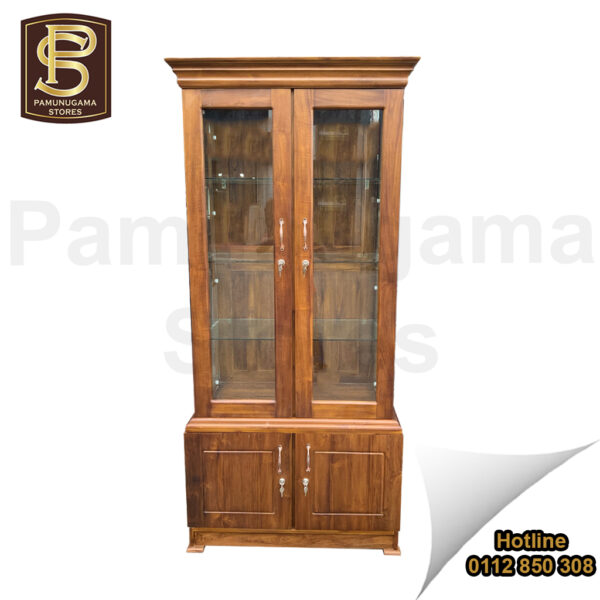 32 Glass 2 Doors Display Cabinet