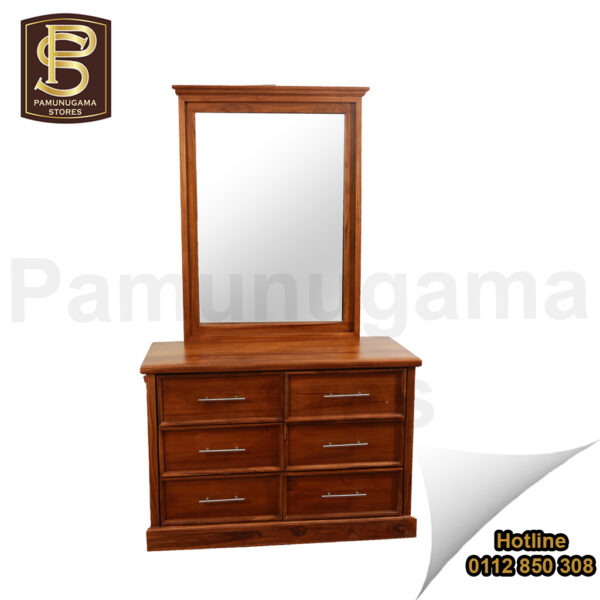 Commercial 3' Teak Dressing Table