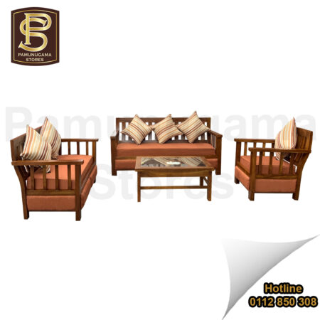 Curved Arm Pati Teak Set