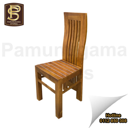 Curved Saree Meda Pati 04 Teak Chair