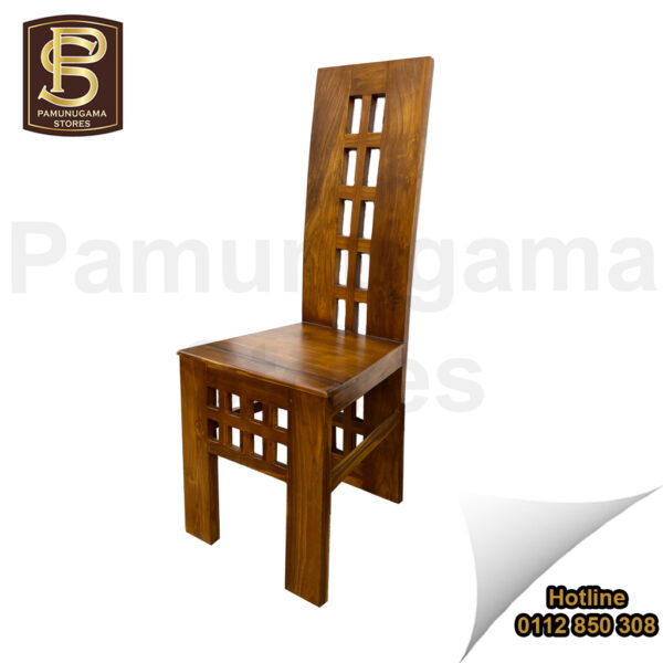 High Squres Teak Chair