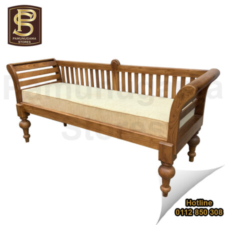 Lion Legs Cushion Teak Sofa Katayam Couch