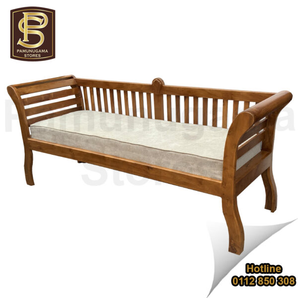 Normal Cushion Teak Sofa Katayam Couch