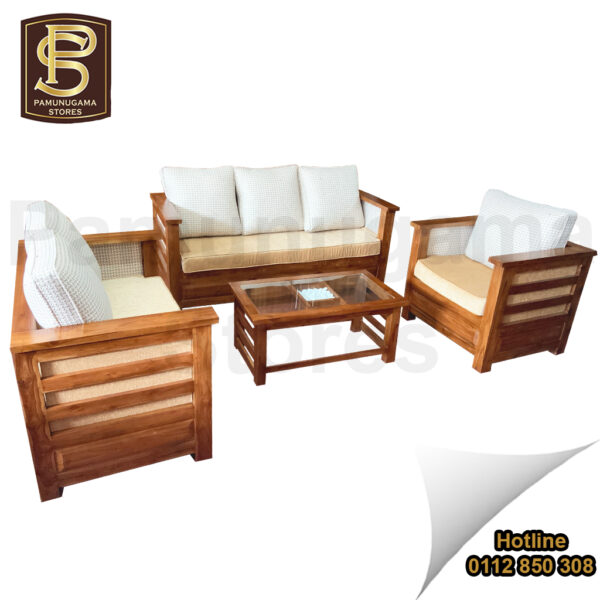 Panel Box Teak Set