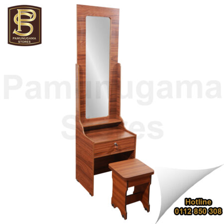 Small Melamine Dressing Table with Stool