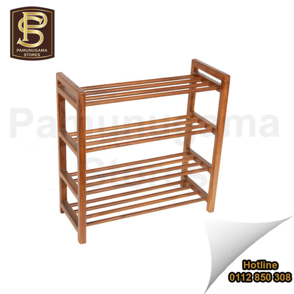 Small Teak Shoe Rack