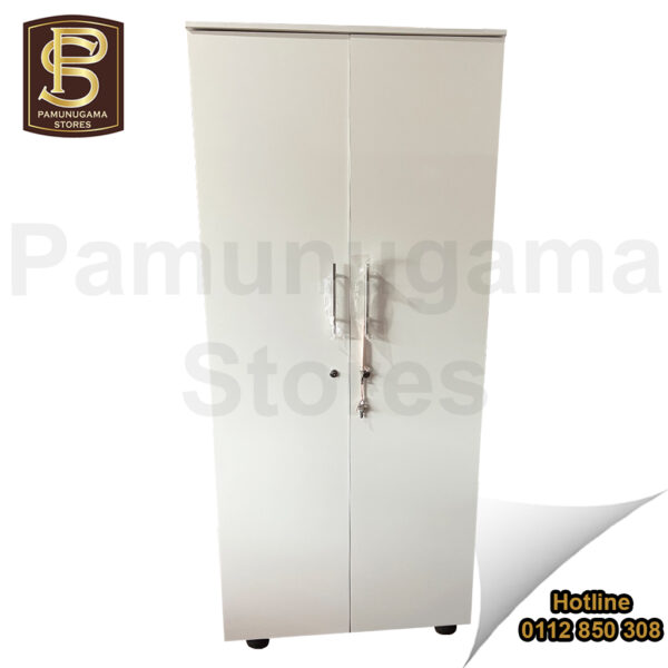 6’x3′ MDF Wardrobe White Outside