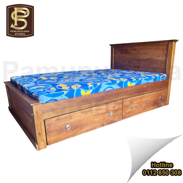 Drawers Teak Bed