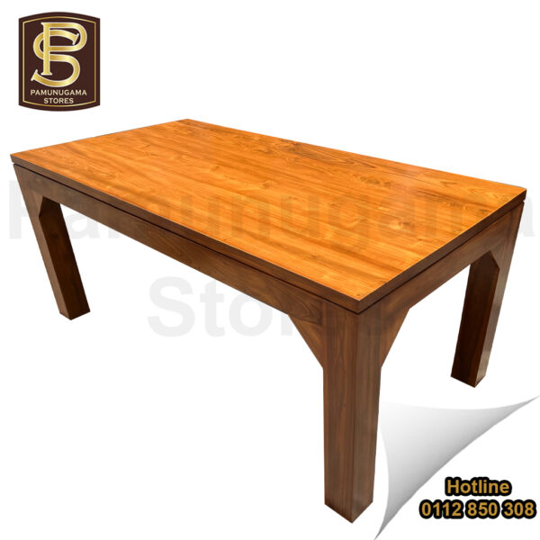 Fixed Rectangle Teak Table