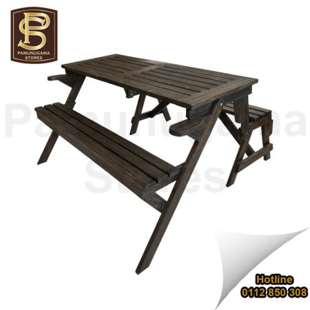 Folding Table with Bench