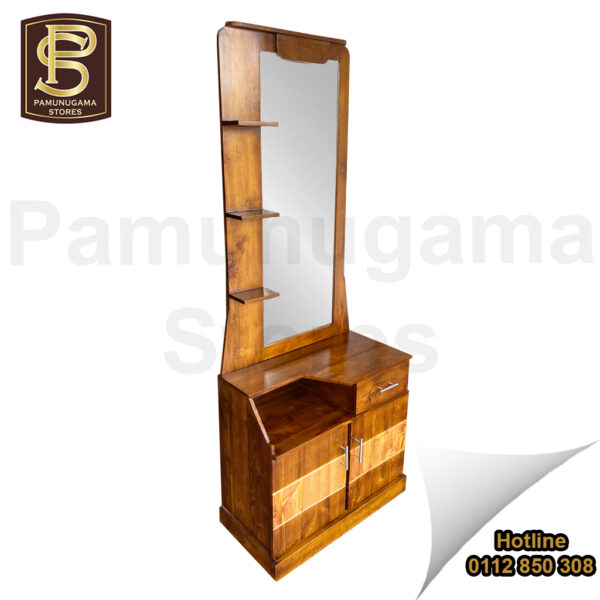 L Shaped Side Rack New Teak Dressing Table