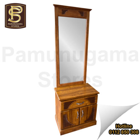 Smal Round Router Teak Dressing Table