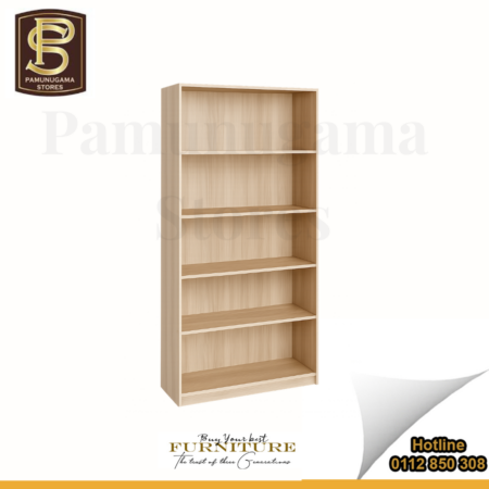 72"x32" Melamine Open Book Rack