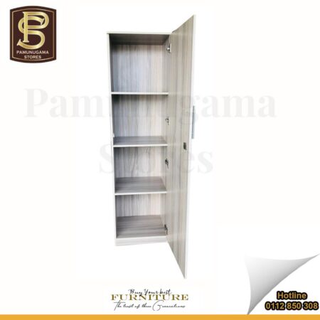 66" Melamine 1 Door Office Cupboard