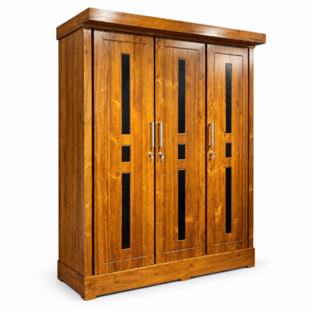 3 Door Teak Wardrobe