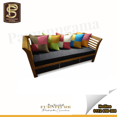 Teak 3 Seater Pati Sofa