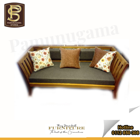 Teak 3 Seater Mandela Sofa