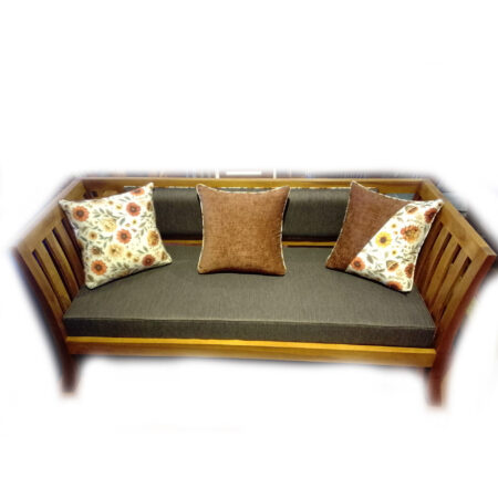 Teak 3 seater mandela sofa