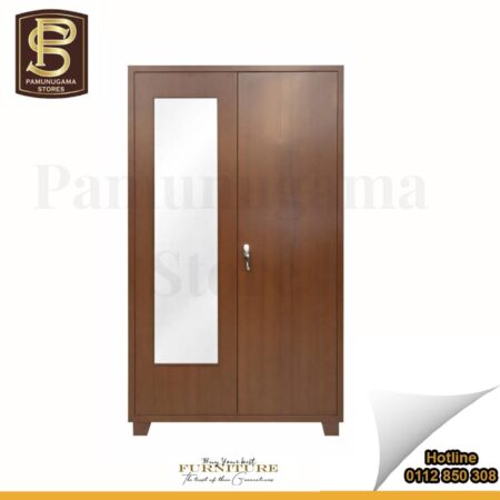 72x42x16 Steel Wardrobe With Mirror (STD)
