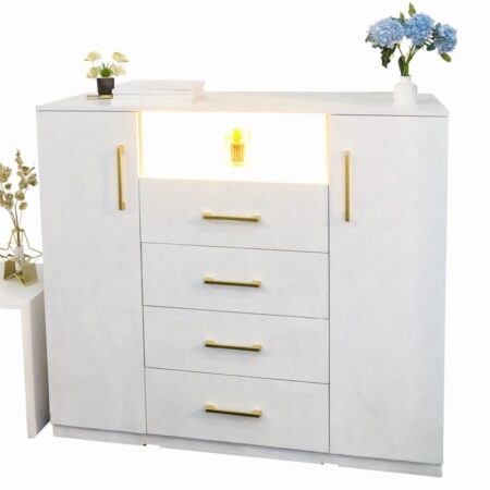 48x42x16 Melamine chest of drawer