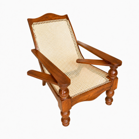 Teak Cane Easy Chair