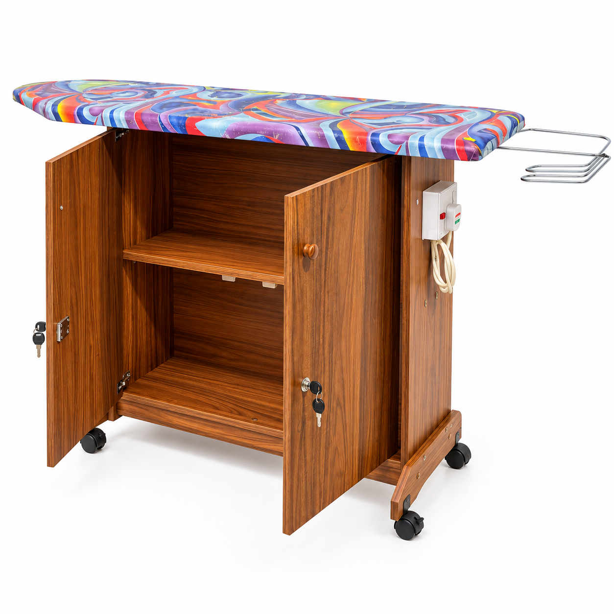 Milro Ironing Board with Storage Cupboard - Image 2